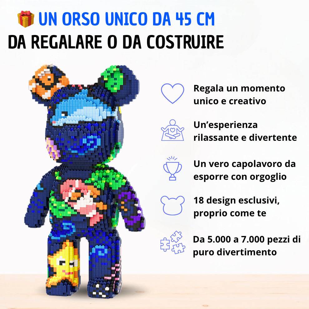 OrsoBrix™ — Orso da 45 cm da costruire