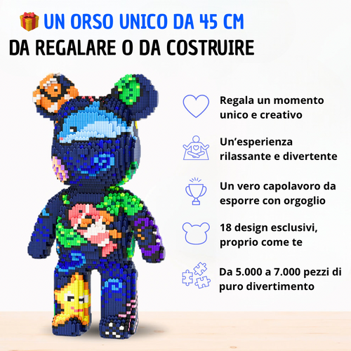 OrsoBrix™ — Orso da 45 cm da costruire