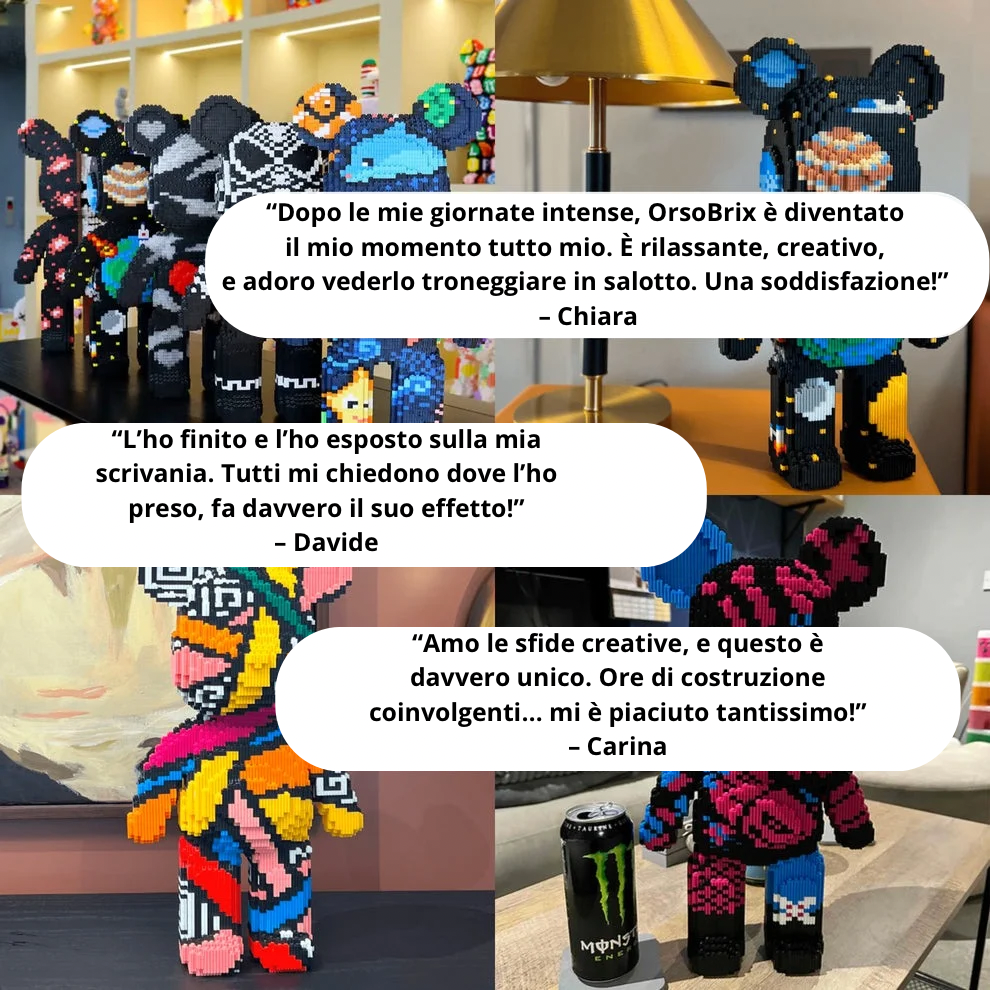 OrsoBrix™ — Crea il tuo orso gigante